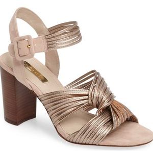 Louise et Cie rose gold Lo-Kamden heels 8M/38